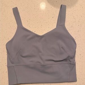 Wunder train strap tank in Chambray